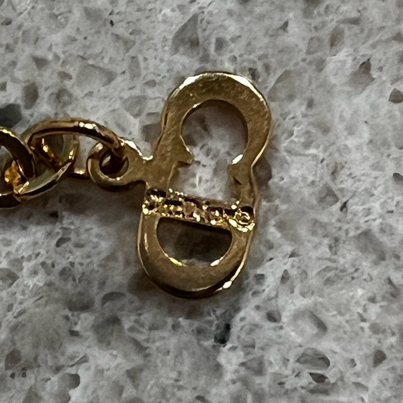 Christian Dior Gold Plated Pendant Necklace EUC - Picture 11 of 11